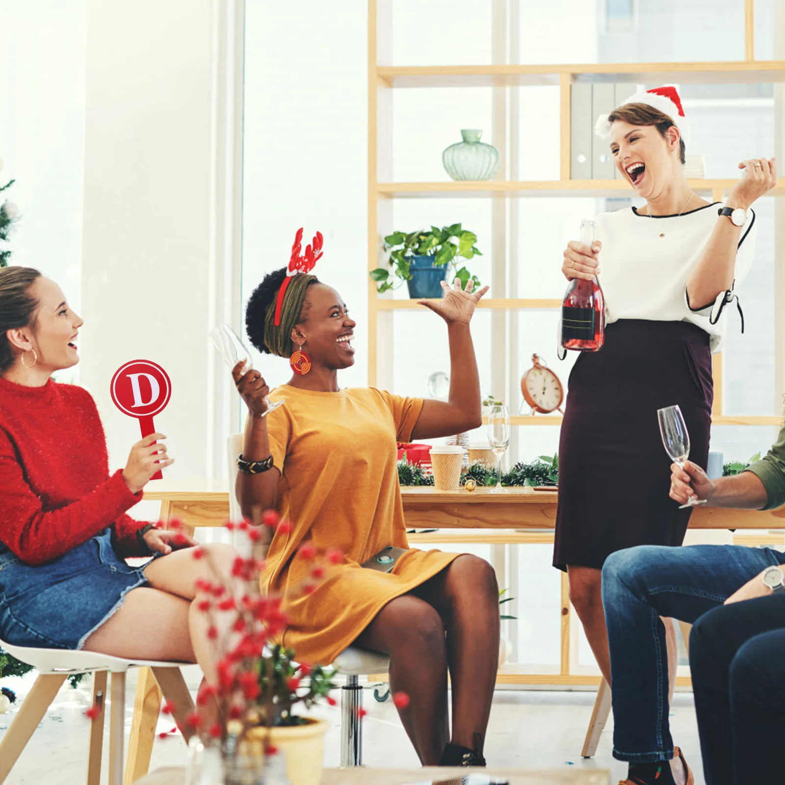 4 قطعة لوحات النتائج المحمولة الجاف محو المجاذيف جانب واحد فارغة لوحات الكتابة للقاضي ألعاب التصويت الفصول الدراسية قابلة لإعادة الاستخدام #1