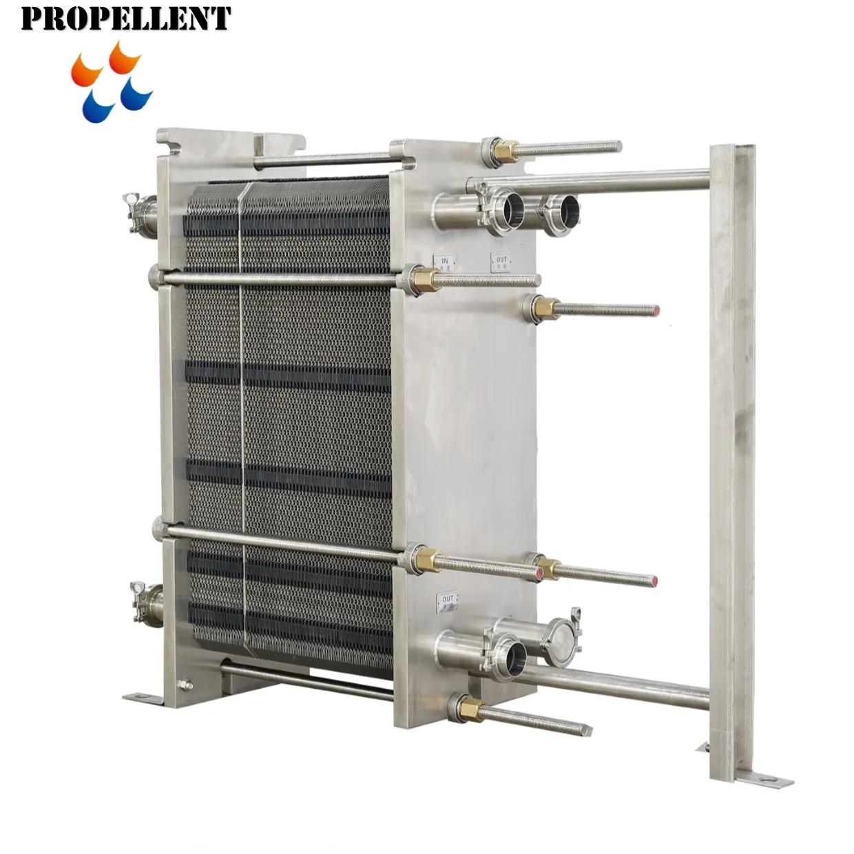 Sanitary Plate Heat Exchanger for Milk Cooling Production Line