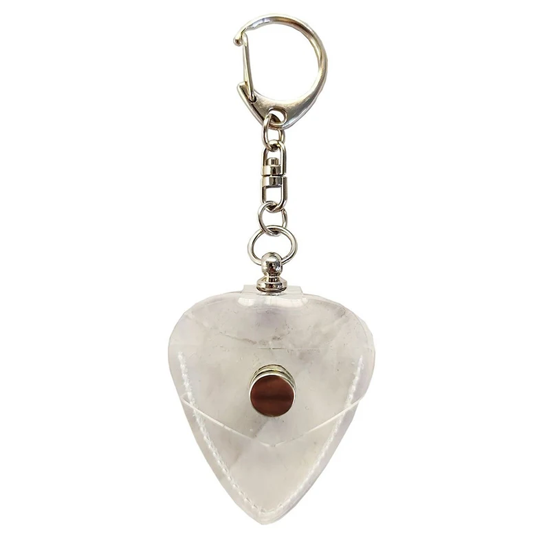 الغيتار اختيار حقيبة التخزين الصوتية حامل قلادة يختار عقد المفاتيح Plectrum القضية