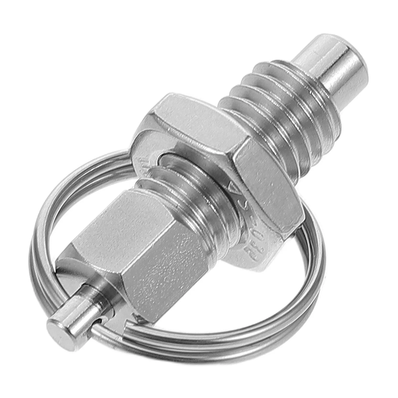 

1PC Fitness Equipment Pull-out Plunger Pin Stainless Steel Heavy-duty Adjustable Indexing Handle Rod Sleeve Spring Ball Lock