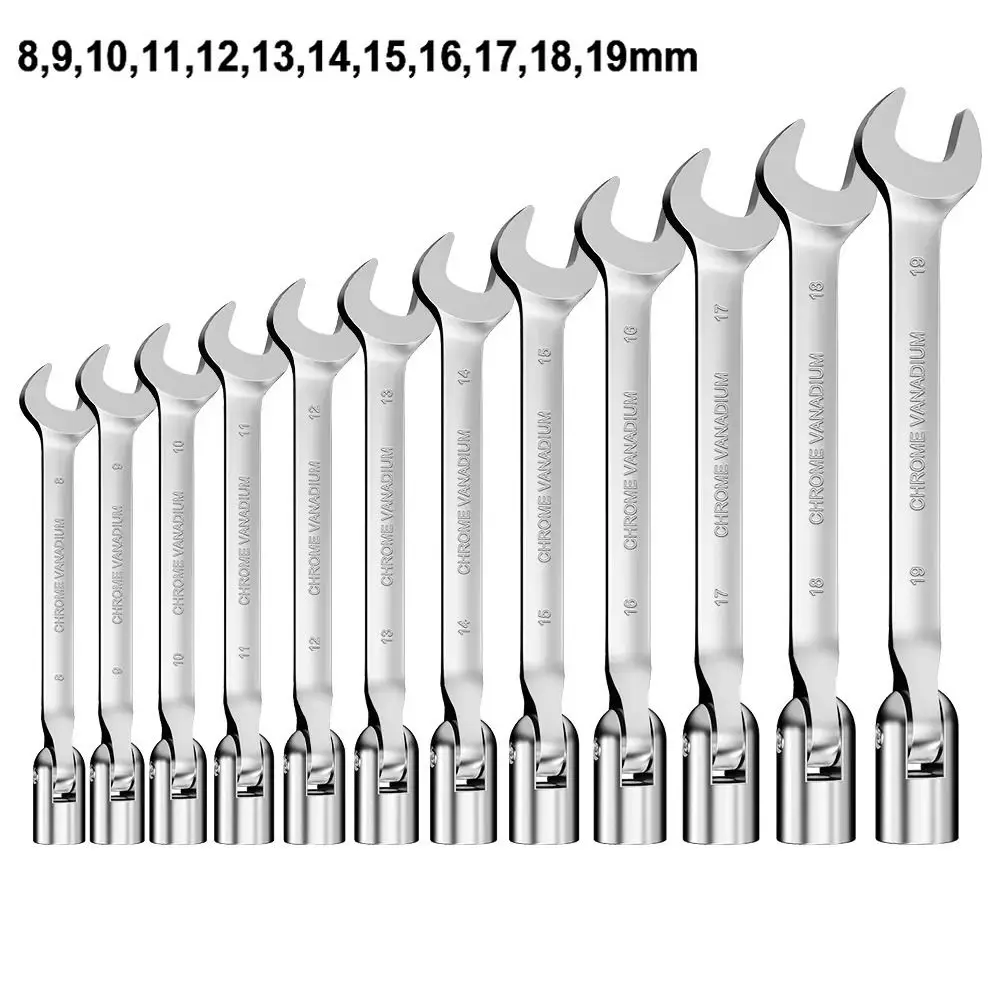 Tool Rotatable Single-Head Wrench Torx 8-19 Dual-Purpose Wrench Single-Head Torx Wrench