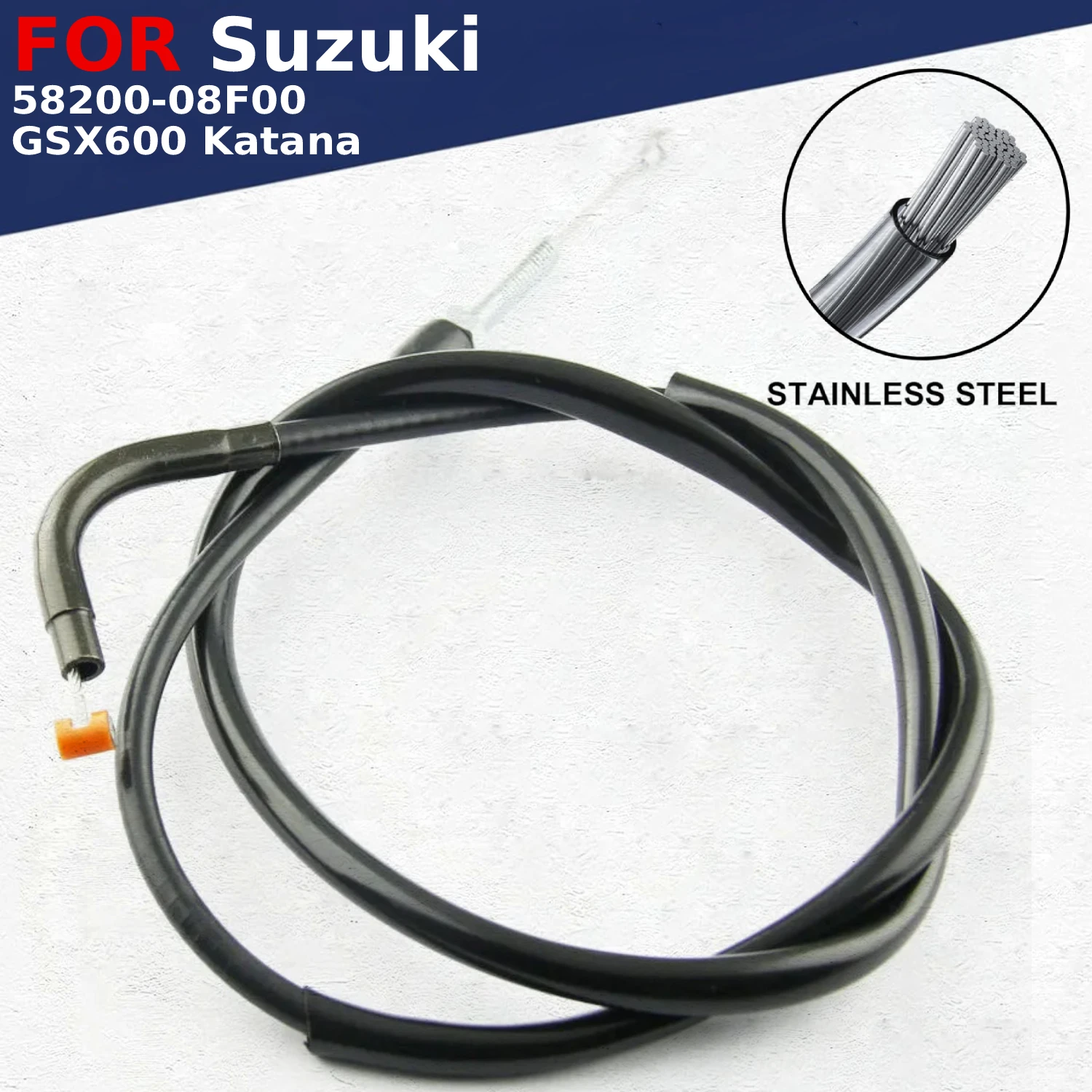 

Motorcycle Parts Clutch Cable Pull Brake Line For Suzuki GSX600 Katana 1998 1999 2000 2001 2002 2003 2004 2005 2006 58200-08F00