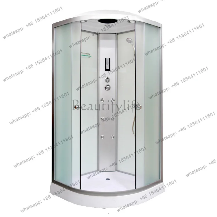 

Integral shower room Household tempered glass Simple bath room partition