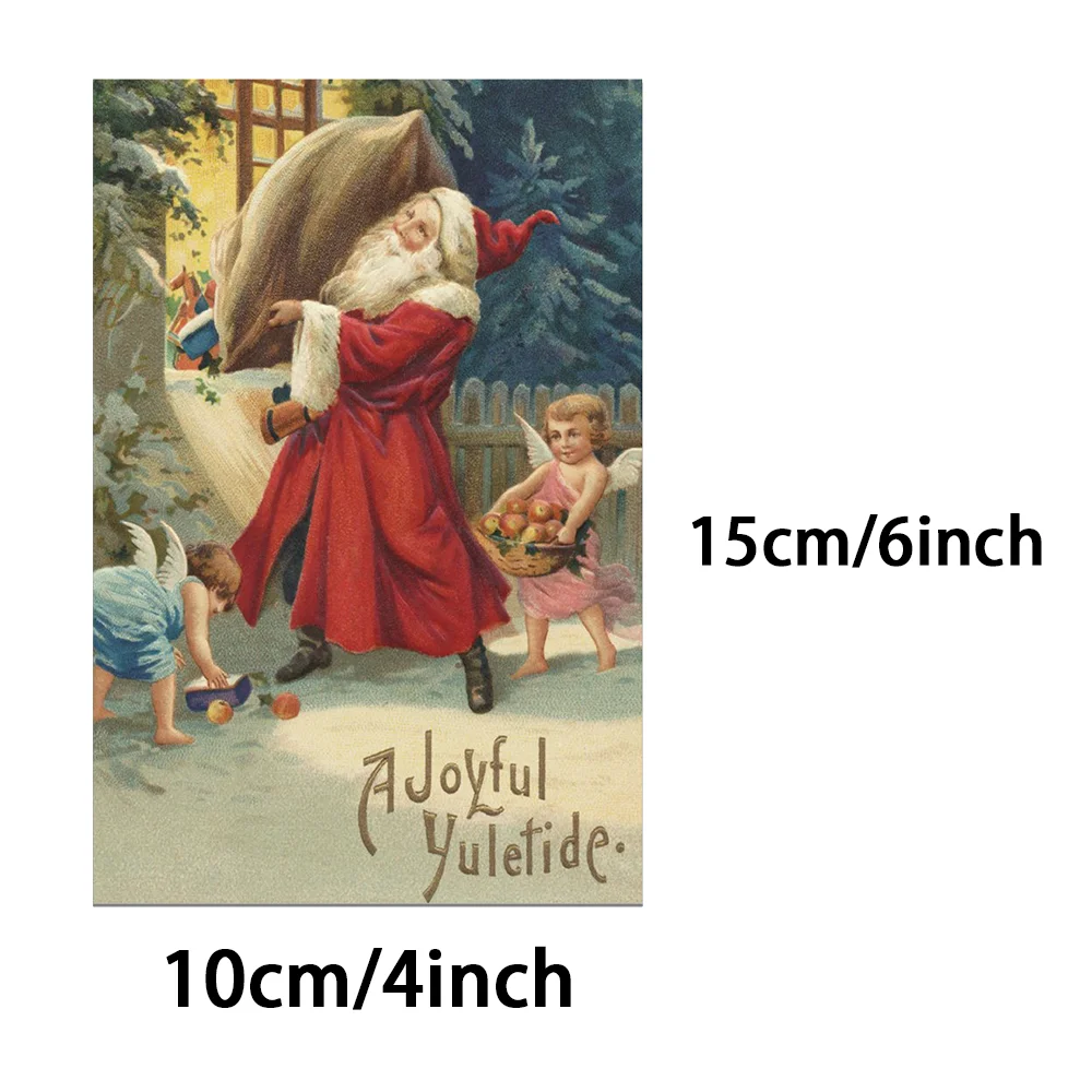 10 szt. Świątecznych kartek okolicznościowych pocztówek do dekoracji ścian w akademiku, sypialni, kartki z wiadomościami, kreatywne kartki prezentowe