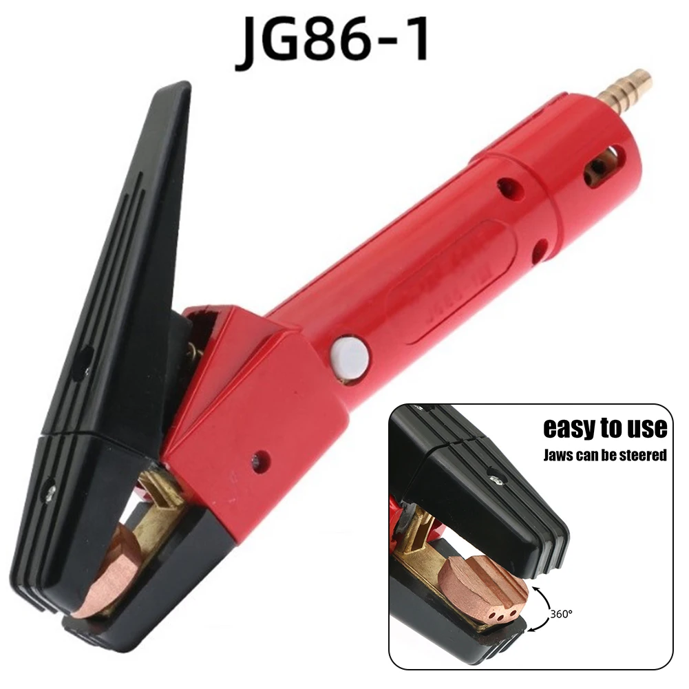 Carbon Gouging Clamp with Secure Grip for 4-10mm Electrodes Used in Precise Metal Removal and Joint Preparation Processes