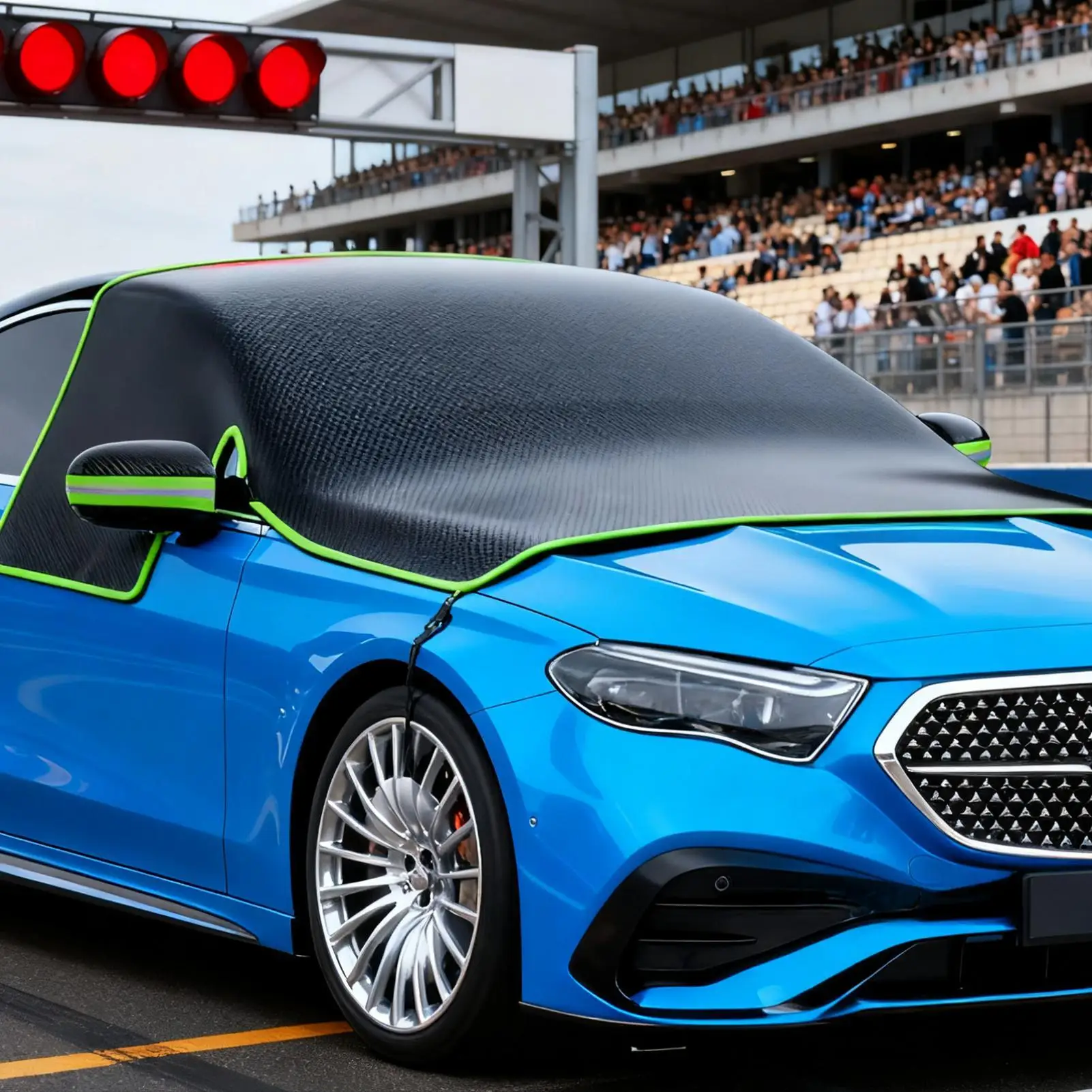 الزجاج الأمامي غطاء الثلوج الثقيلة المضادة للتجميد الصقيع والثلوج الجليد غطاء للحماية أكسفورد النسيج نصف غطاء السيارة لشاحنات سيارات الدفع الرباعي