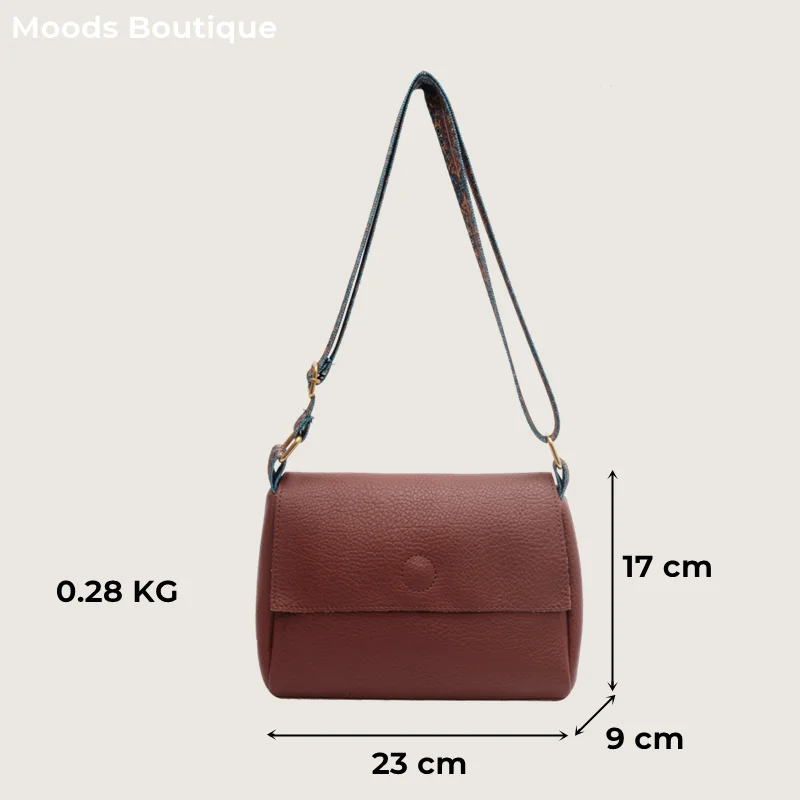 Umod Women Retro Crossbody borse a tracolla Litchi Pattern Soft PU tinta unita Messenger Side Bag 2023 ultime borse a tracolla di marca