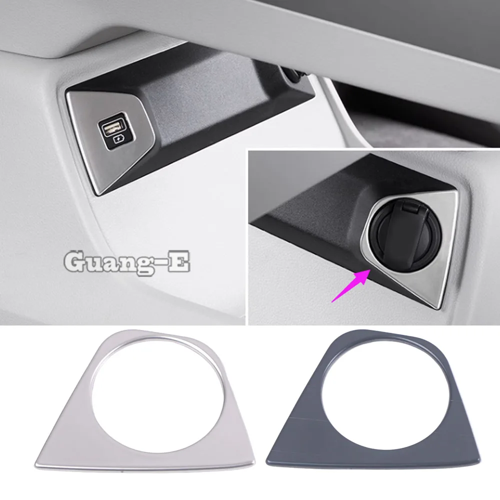 

Автомобильный прикуриватель из нержавеющей стали, USB-разъем для Hyundai Custo 2021 2022 2023 2024, рамка, авто аксессуары для интерьера