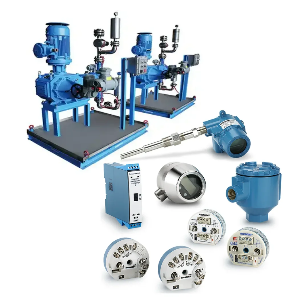 

Fuel Gas Skid Mounted With Rosemount 644 Smart Temperature transmitter 4-20 mA Hart Protocol