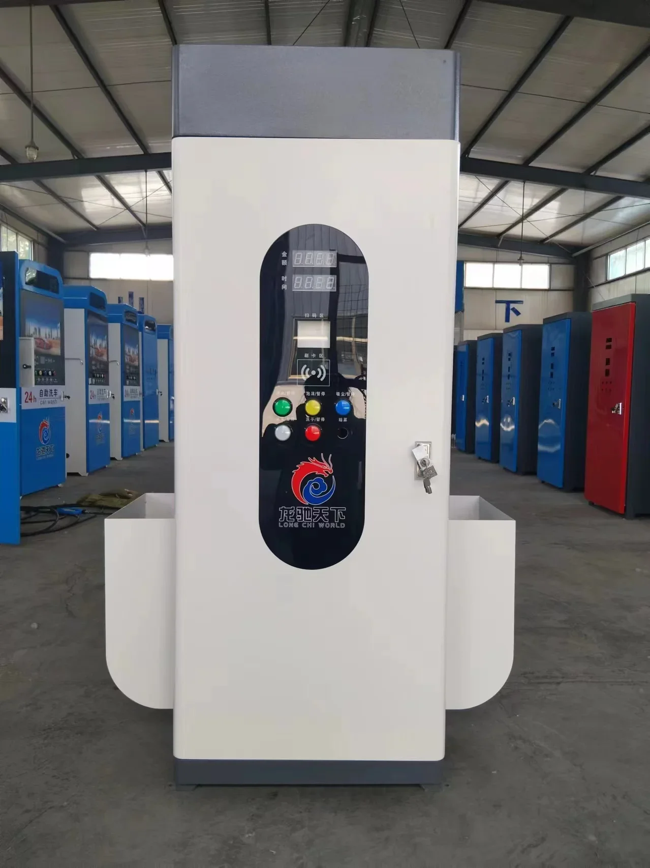 Shared self-service car washing machine 24-hour unmanned operation Throwing paper currency and coins Efficient and labor-saving