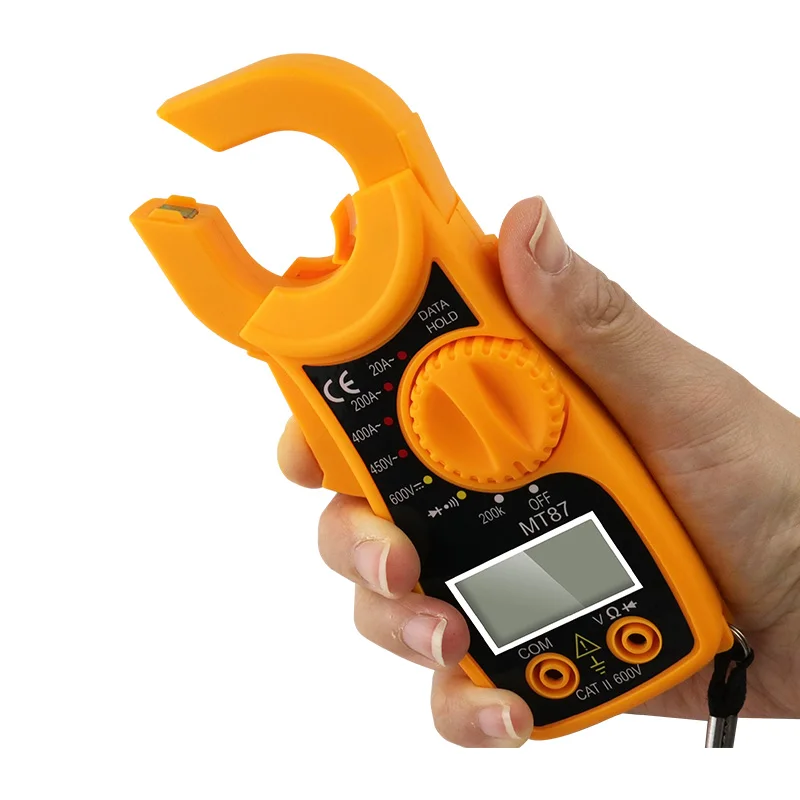 Digital Red Multímetro, Amper Clamp Meter, Pinças atuais, AC DC Tensão atual Tester, MT87