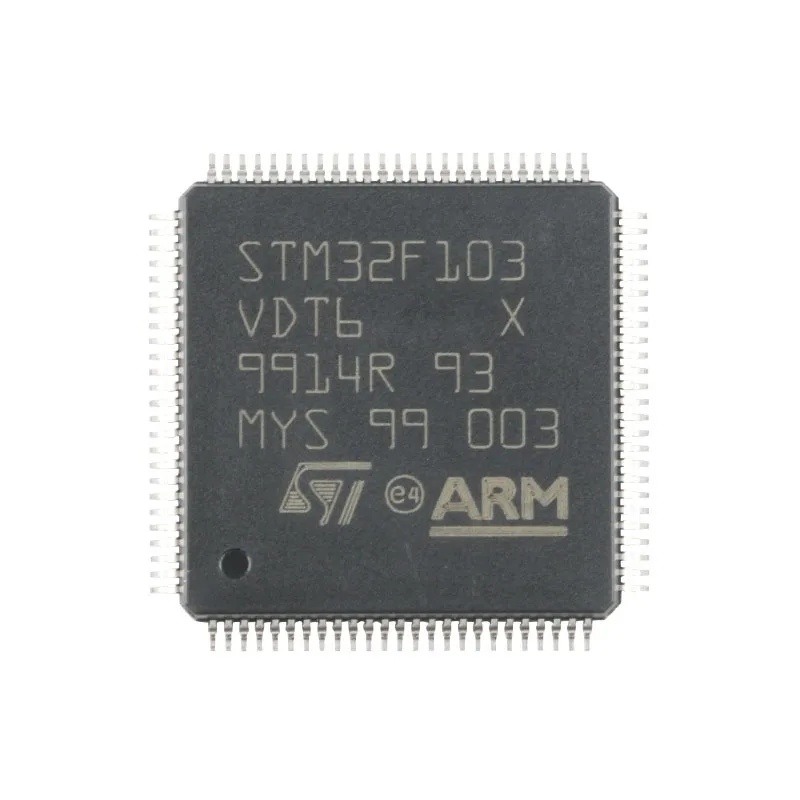 Original STM32F103VDT6 LQFP‑100 ARM Cortex‑M3 32‑Bit Microcontroller MCU