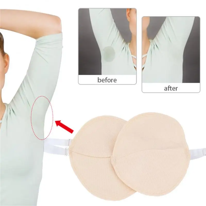 Underarm Sweat Absorption Pad Armpit Perfume Absorbing Pad Cotton Anti-Sweat Pad Washable Invisible Soft Anti-Dirt New