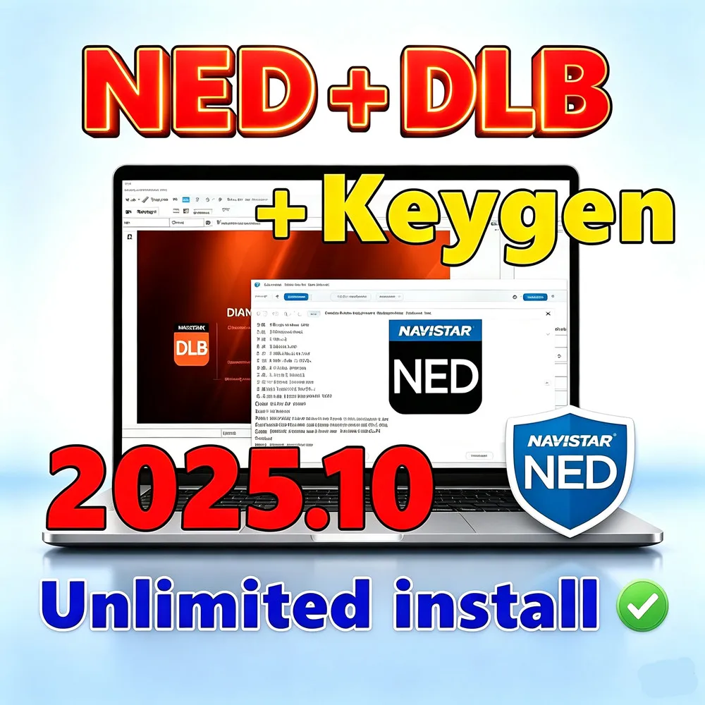 2026 Hot Selling! Lastest NED and DLB 10.2025 Navistar Engine Diagnostics Diamond Logic Builder DataBase with Unlimited Keygen