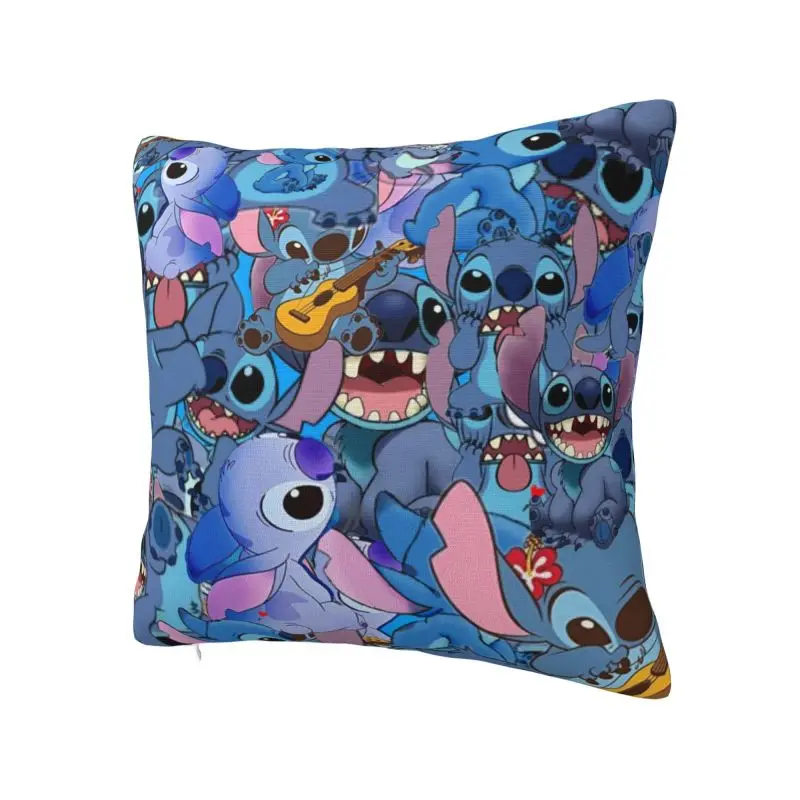 Fashion Stitch Cushion Covers 40x40cm Velvet Pillow Case for Sofa Square Pillowcase Bedroom Decoration