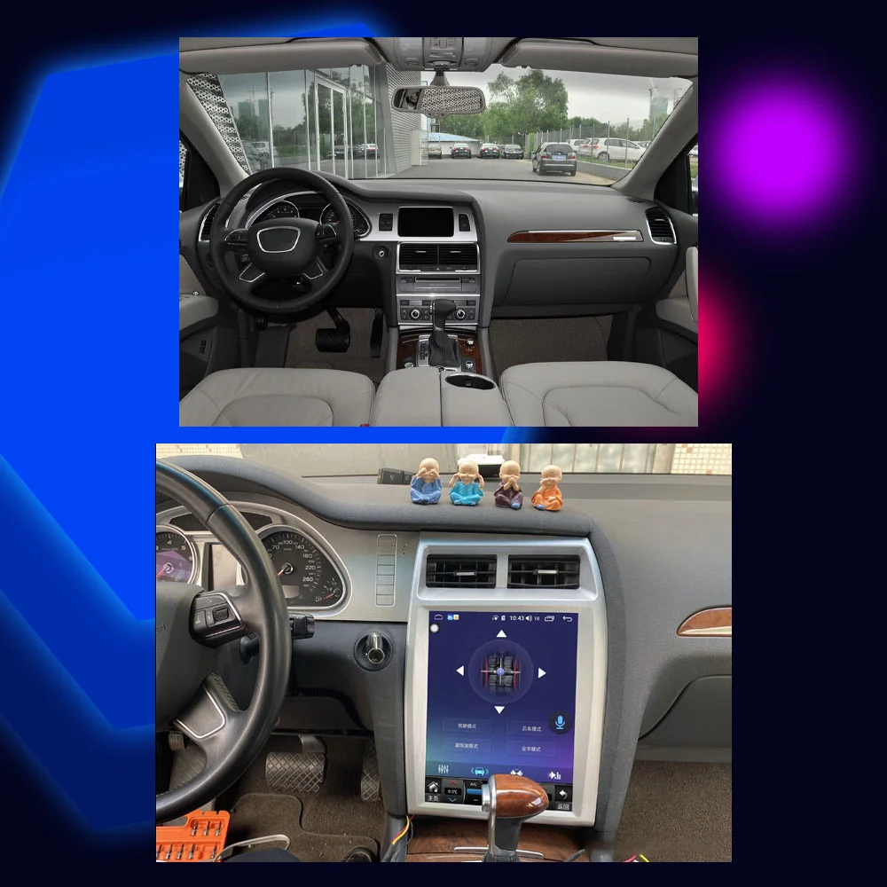 أندرويد 12 8 + 256gb Carplay لأودي Q7 4l 2005-2015 Mmi 2g 3g نظام تحديد المواقع سيارة مشغل وسائط متعددة الملاحة راديو تلقائي ستيريو Dsp واي فاي