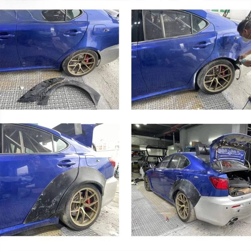 Resin Fiber Wide Body Kit for IS250 IS300 2006-2012 High Quality FRP Fender Flares Aero Conversion Tuning Body Kit XE20