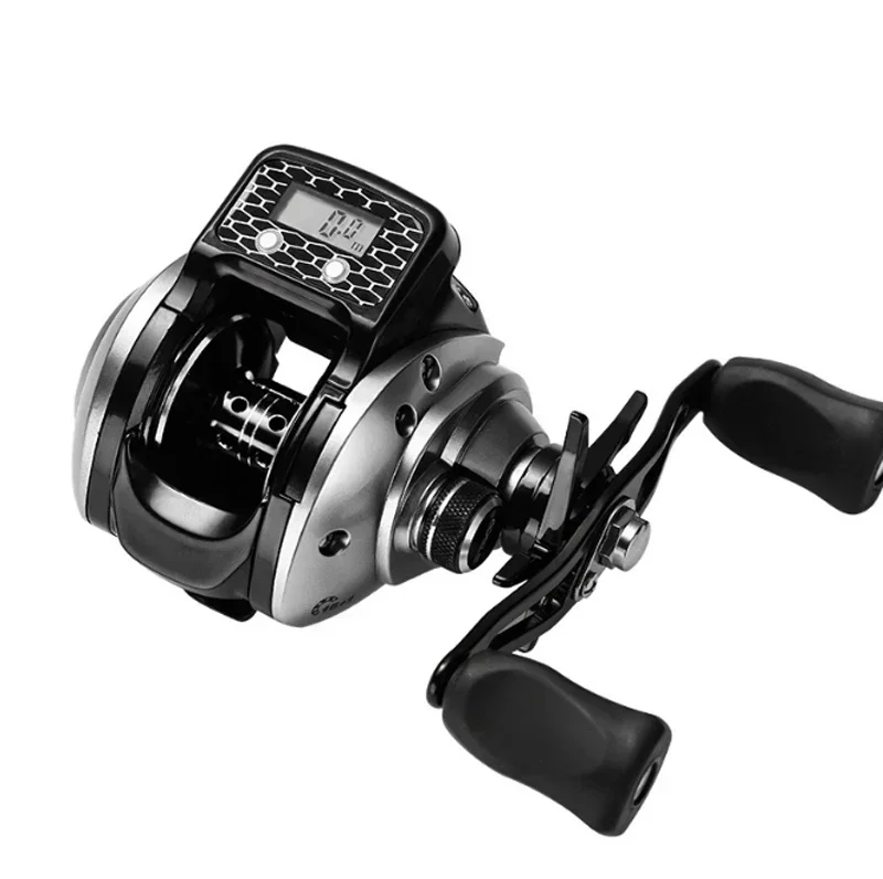 

16+1 Ball Bearing Good Price Waterproof Professional Digital Display Electronic Line Counter Wheel Bait Casting Fishing Reel