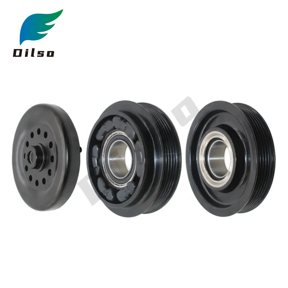 AC  Air Conditioning Compressor Clutch Pulley 5SL12C for VAUXHALL OPEL CORSA D 1.0 1.2 1.4  6854102 6854091 55701200 93190812