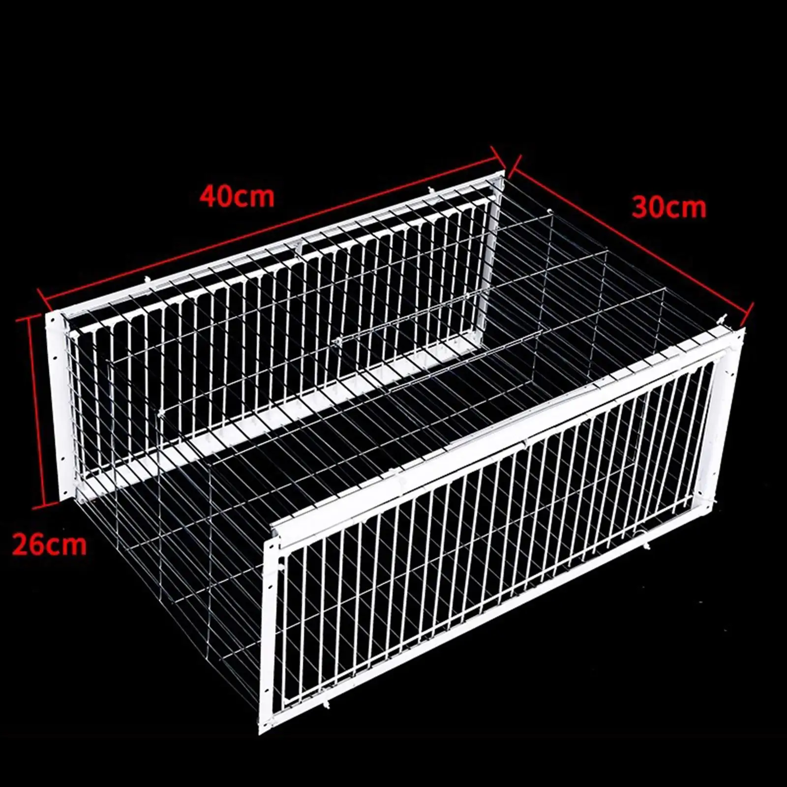 Pułapka na gołębie Klatka dla ptaków 15,75" x 11,81" x 10,24" Klatka dla gołębi Coop dla gołębi Farmy Garaże Mięso Gołębie Ogrody