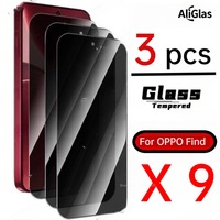 3Pcs Privacy Tempered Glass Film For OPPO Find X 9 Pro Screen Protector for Oppo Find X9 Pro AntiSpy Glass Film Anti Fingerprint