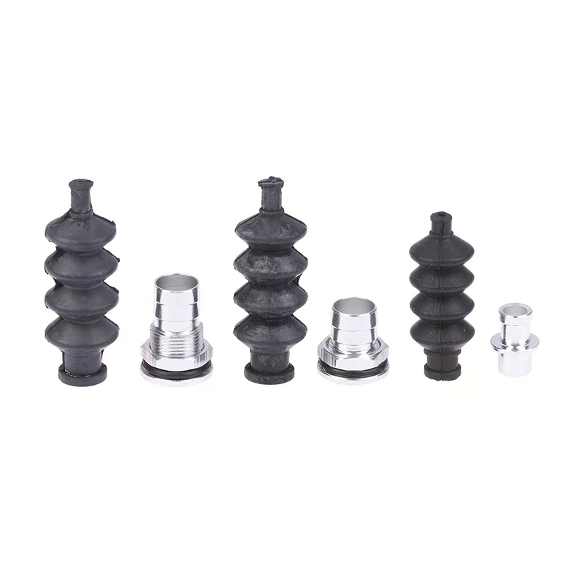 RC Boat Aluminum Fittings Rubber Bellows Radio Box Seal Servo Push Rod To Rudder Parts