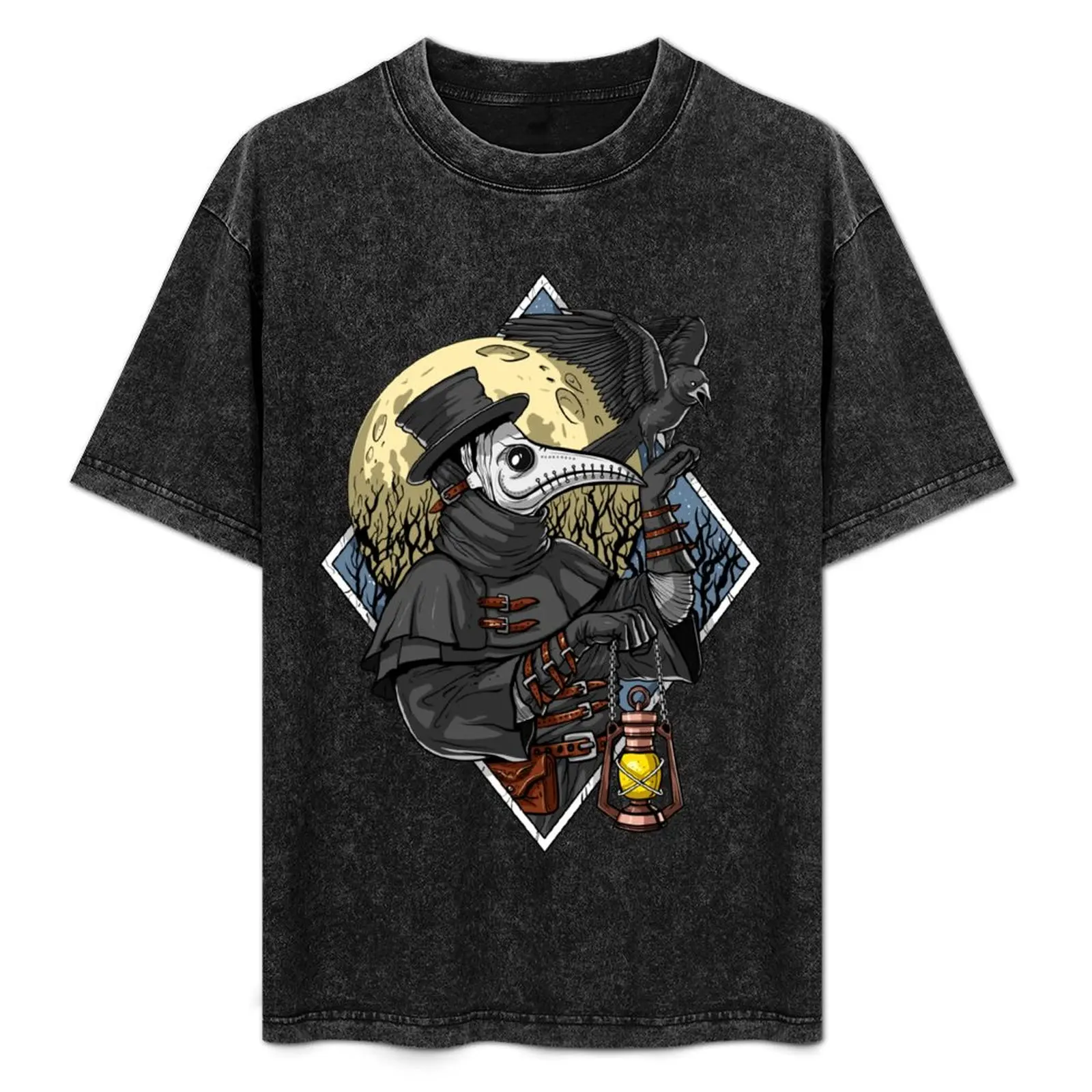 

Plague Doctor T-Shirt Minimalist Casual Short Sleeve Top