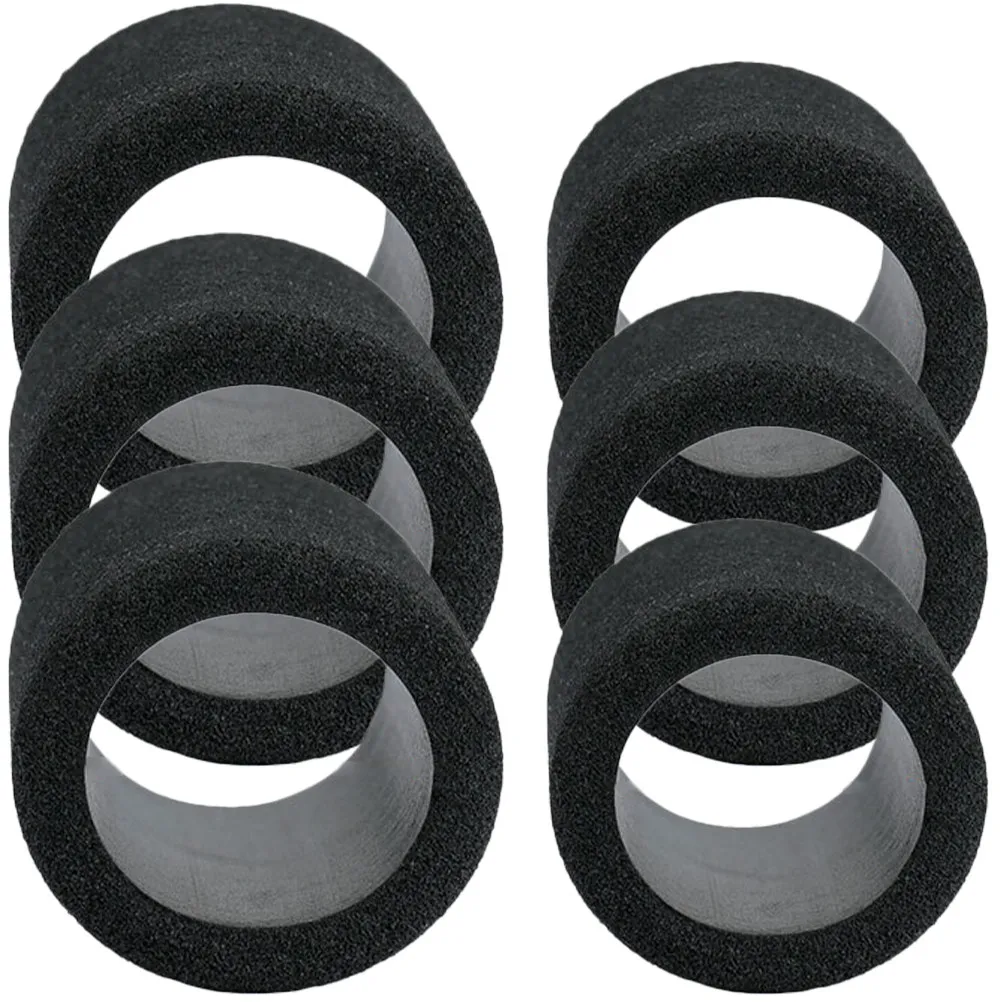 

6Pcs Bike Tire Pump Cover High-Density Sponge Windproof Waterproof Portable Inflator Protection Cover for Cycling Air Pump