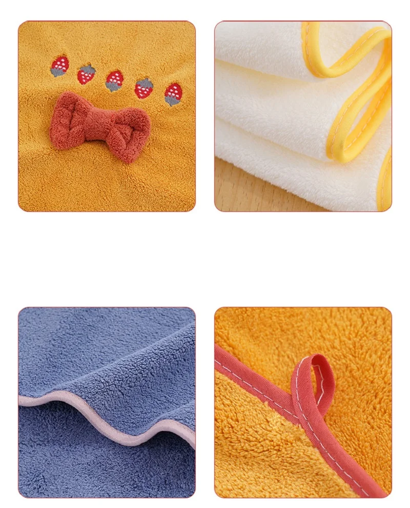 New Embroidery Absorbent Microfiber Towel Sets Soft Adults Face Hand Towels Bathroom Swimming Bath Towels
