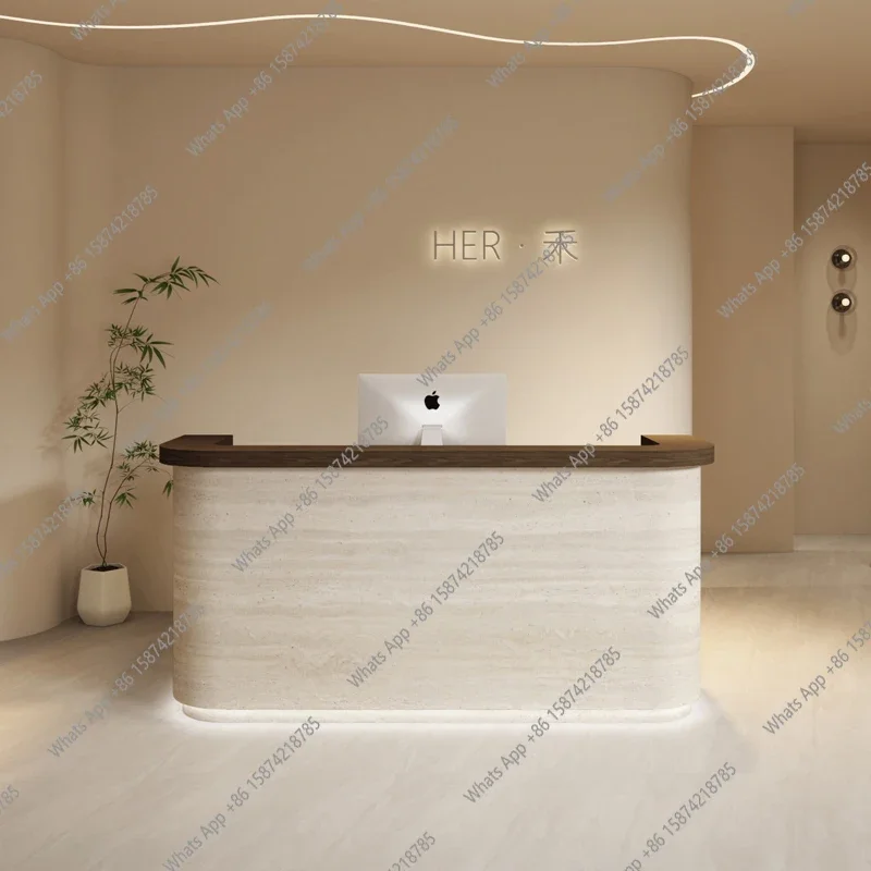 

ZL Design Company Reception Desks Modern Shop Beauty Bar Luxury Hotel Restaurant Reception Desks Display Bureau Lounge Furniture