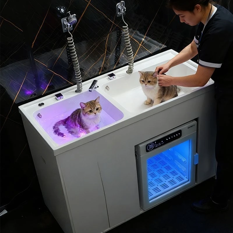 Pet Low Pressure Wash Bath Cat Wash Pool Nursing Desk Bath Basin Dog Cat Spa Bath