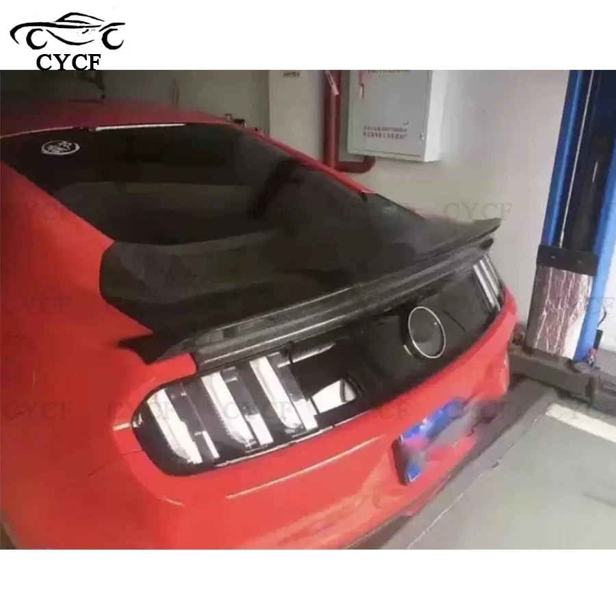 

For Ford Mustang 2015-2017 Carbon Fiber Car Trunk Lid Rear Luggage Compartment Tailgate Panel Car Accessories Body Kit