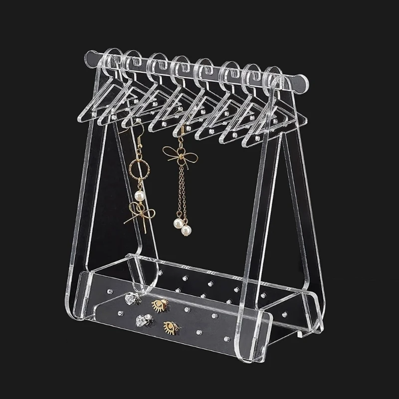 DIY Earring Storage Rack Silicone Mold Desktop Ornament Earrings Display Shelf Jewelry Hanger Storage Rack Epoxy Resin Mould