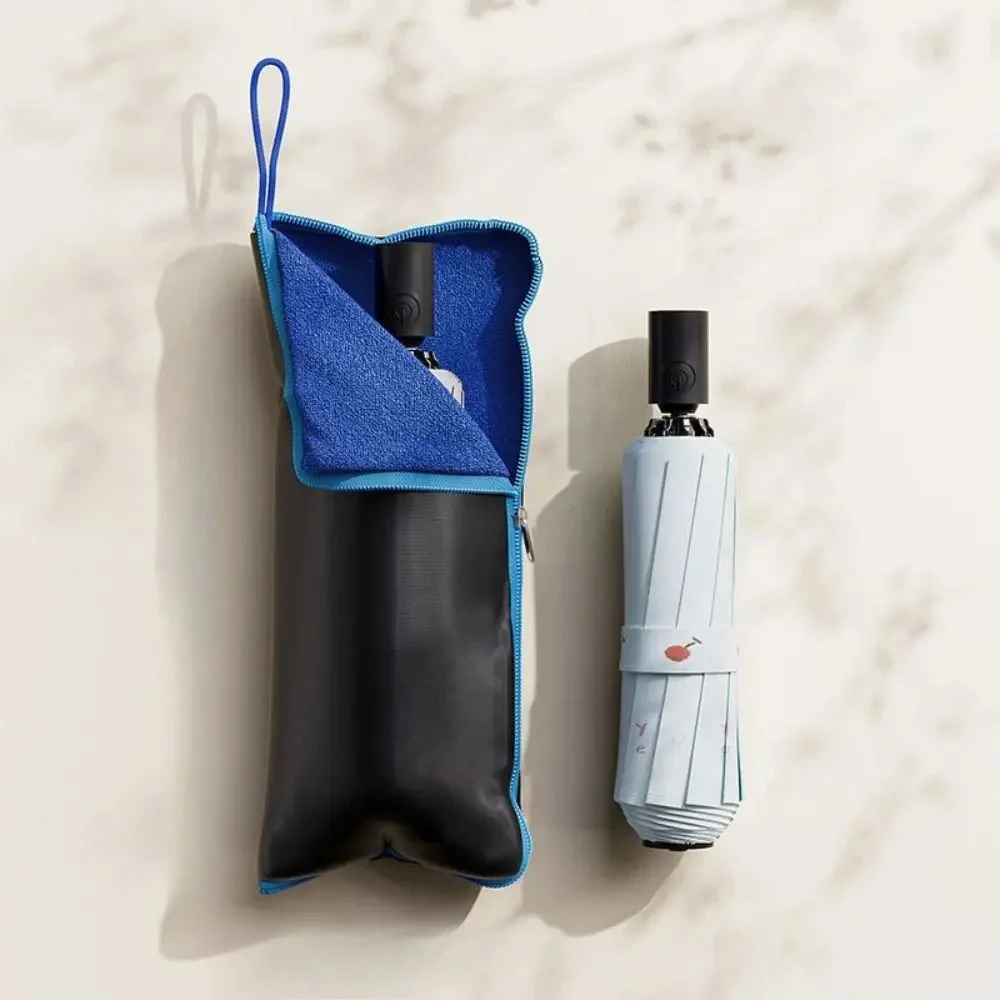 Absorbs Water Wet Umbrellas Bag Reusable Portable Umbrella Storage Cover with Handle Umbrellas Carry Case Travel
