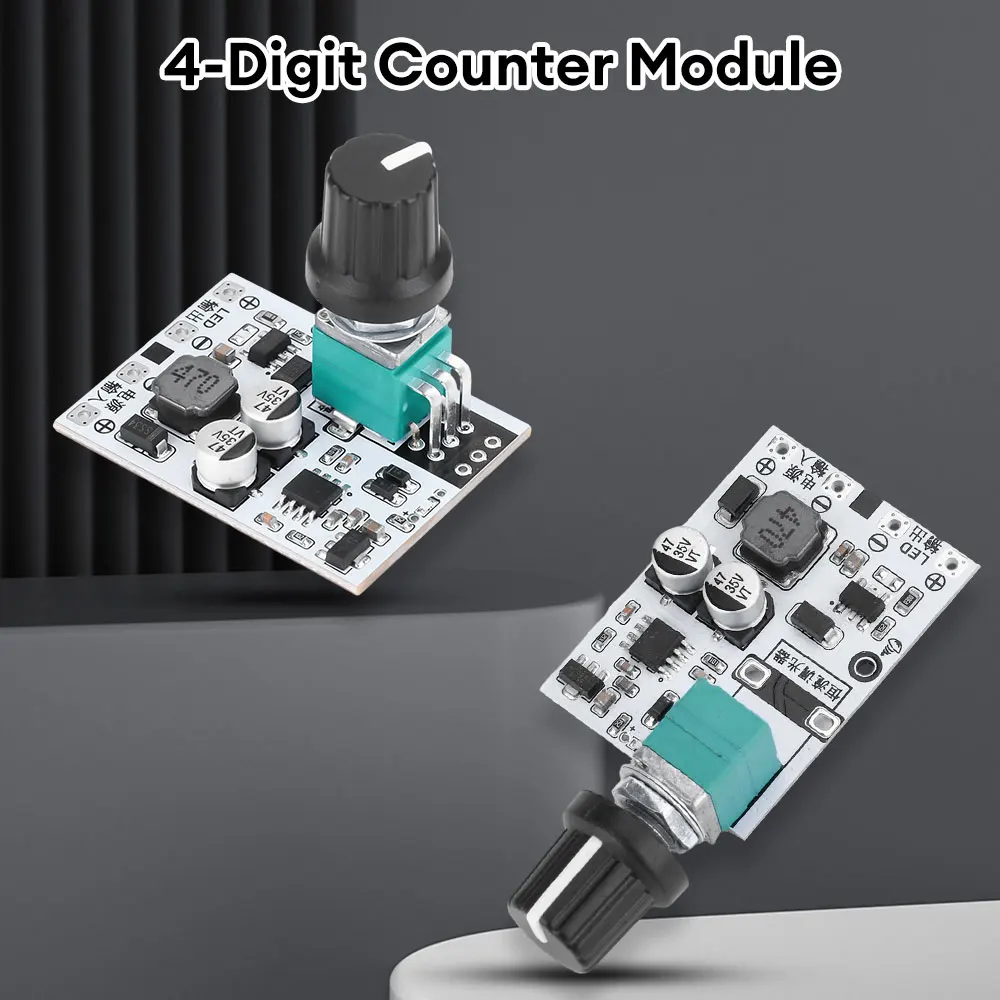 Módulo controlador de atenuación de corriente constante LED, 1,2 a, DC5-24V, ajuste de potenciómetro, iluminación de alta potencia CC, módulo de lámpara de mesa