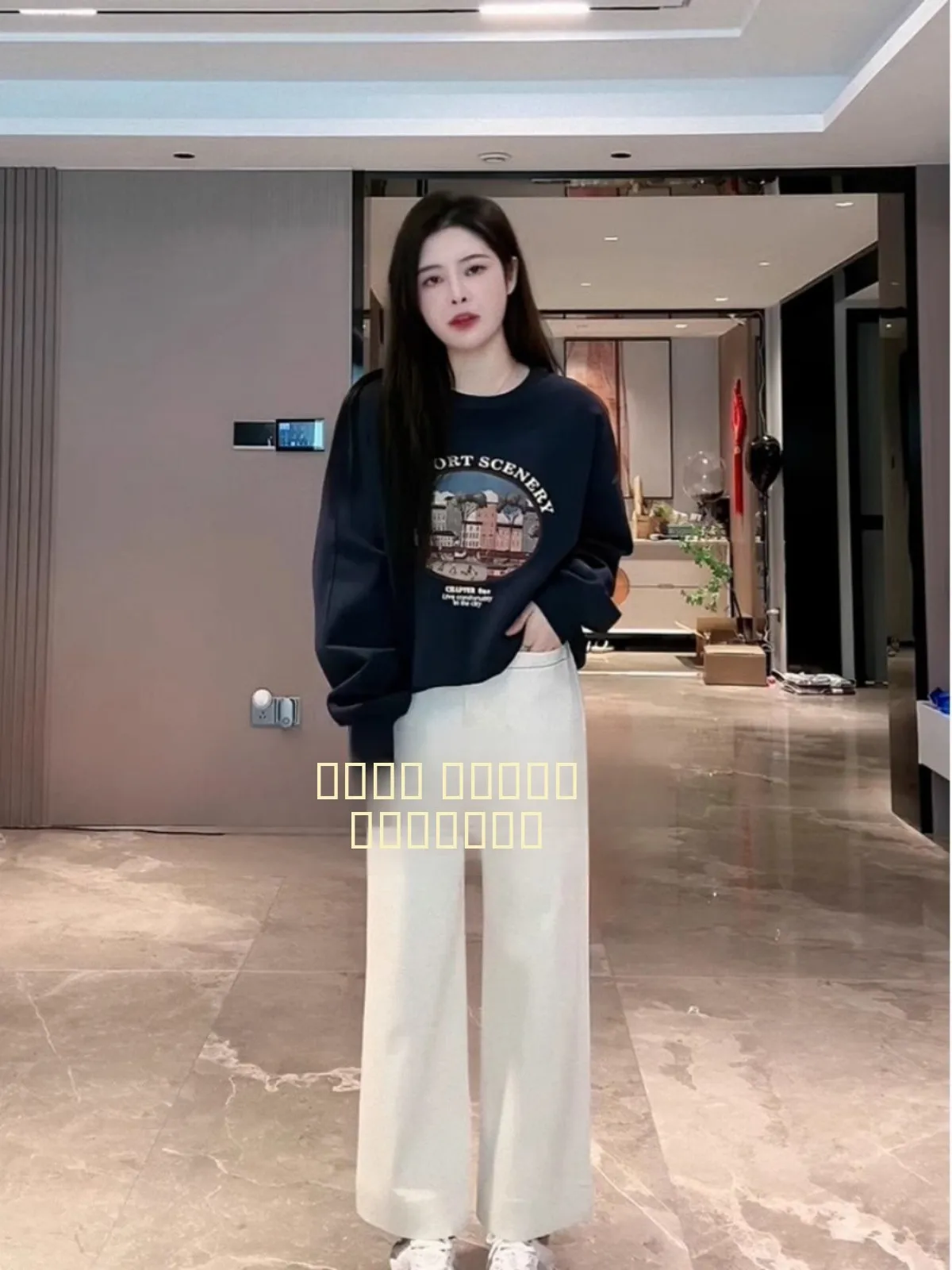 

Модная женская толстовка Quali Long Sve с капюшоном, свободного кроя, удобная, стройнящая, в корейском стиле, с круглым вырезом