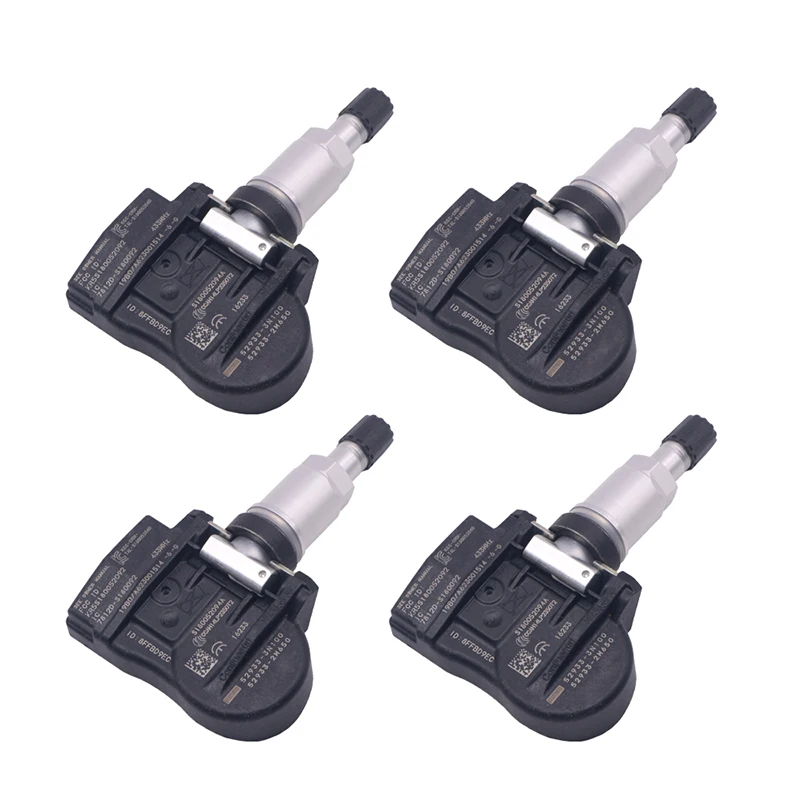 1/4PCS Sensore di Pressione Dei Pneumatici TPMS 52933-3N100 Per Hyundai Accent Equus I30 ix20 Kia Rio Ceed 52933-2J100 52933-B1100 433MHz