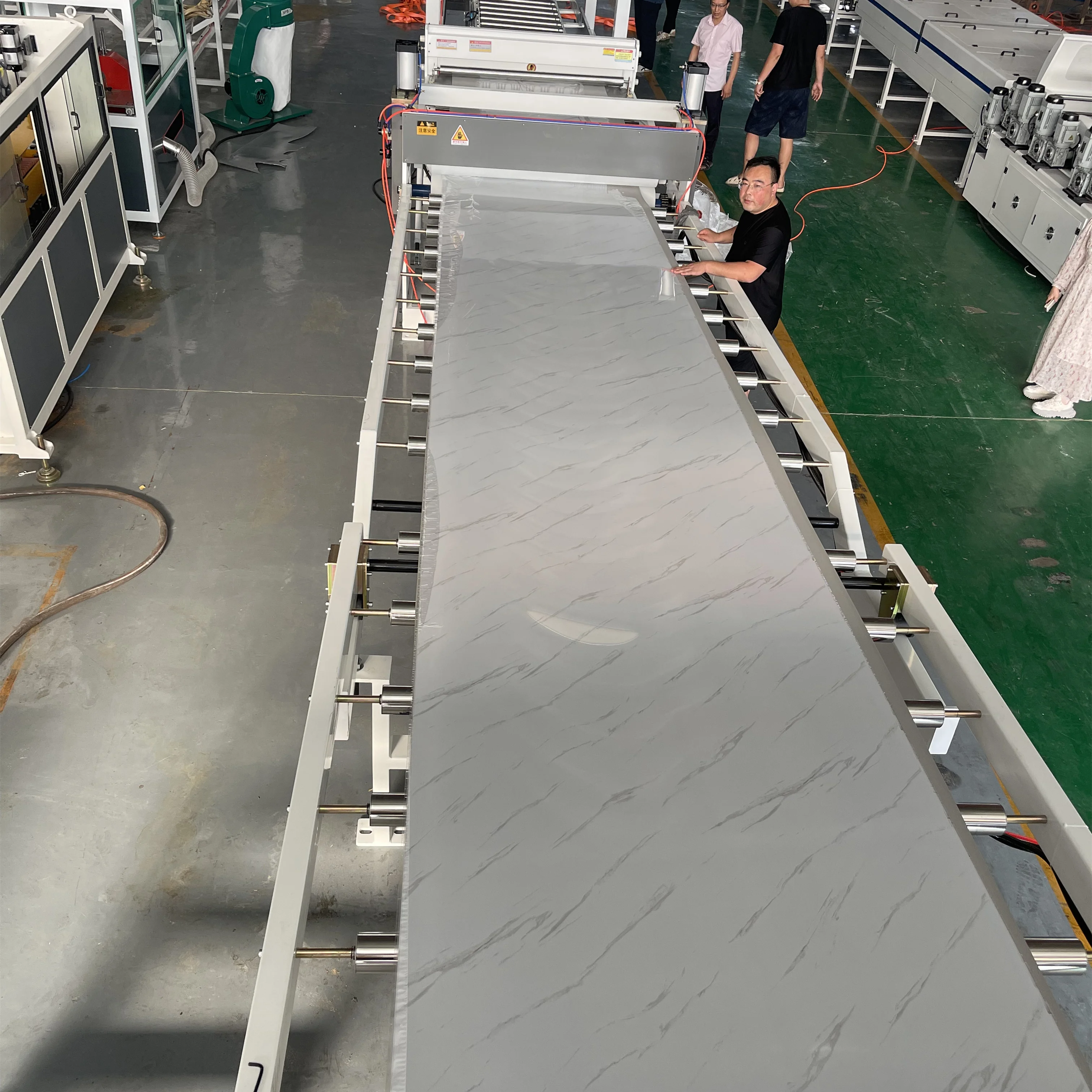 UV Marble Sheet UV Board Marble Manufacturing Machine Colorful PVC UV Coating Sheet Wall Panel Extruder Production Line