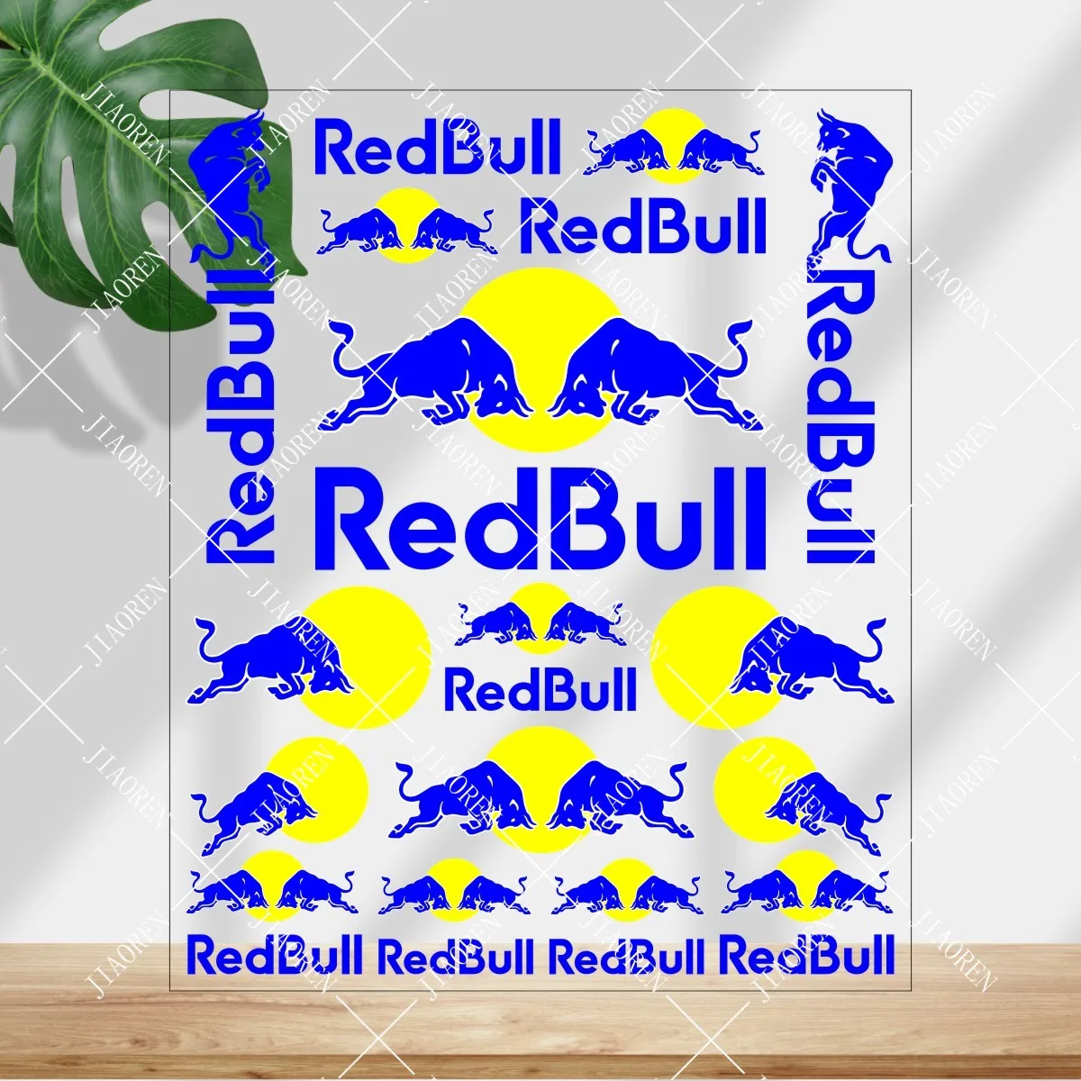 الهالوين ريد بول ملصق شعار دراجة نارية خزان خوذة سيارة دراجة عاكسة ملصق مائي كيت # 1