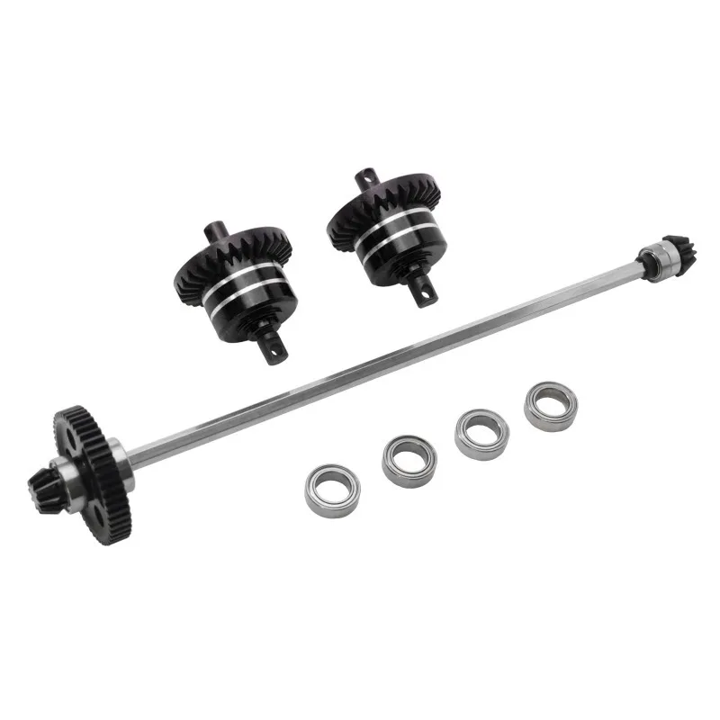 

FOR MJX 14211 1/14 SCT Chromium Steel Center Shaft & Differentials Set Front/Rear Upgrade Kit for RC Truck