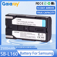 SB-L160 Camera Battery 2500mAH SB-L320 SB-L480 Rechargeable Battery for Samsung SC-L520 SC-L530 SC-L550 SB-L110A SBL110A VP-L500
