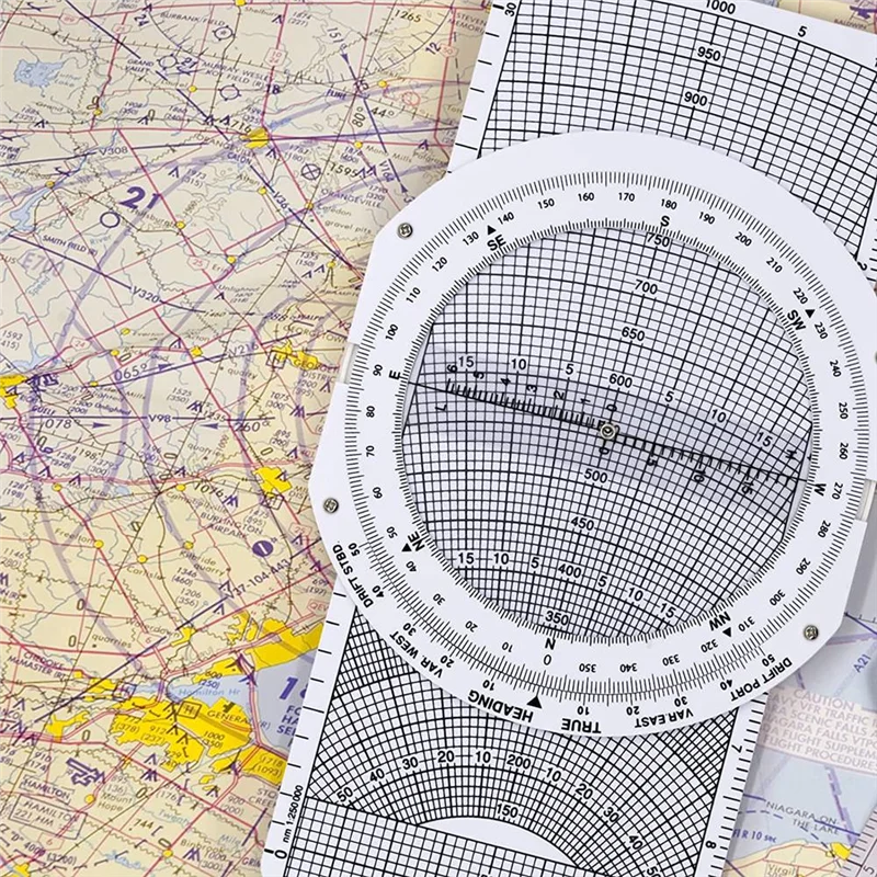 E6B Flight Computer Aviation Plotter Circular Slide Rule Used in Aviation Flight Training