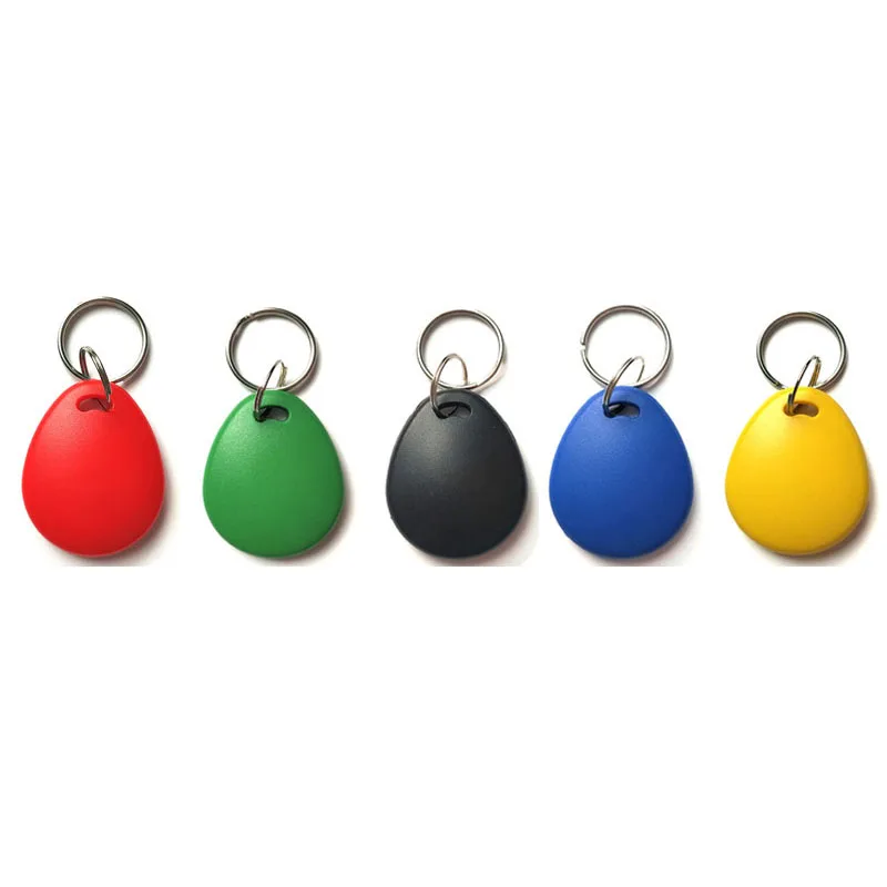 500pcs 125Khz Proximity RFID EM4305 T5577 Smart Card Read and Rewriteable Token Tag Keyfobs Keychains Access Control