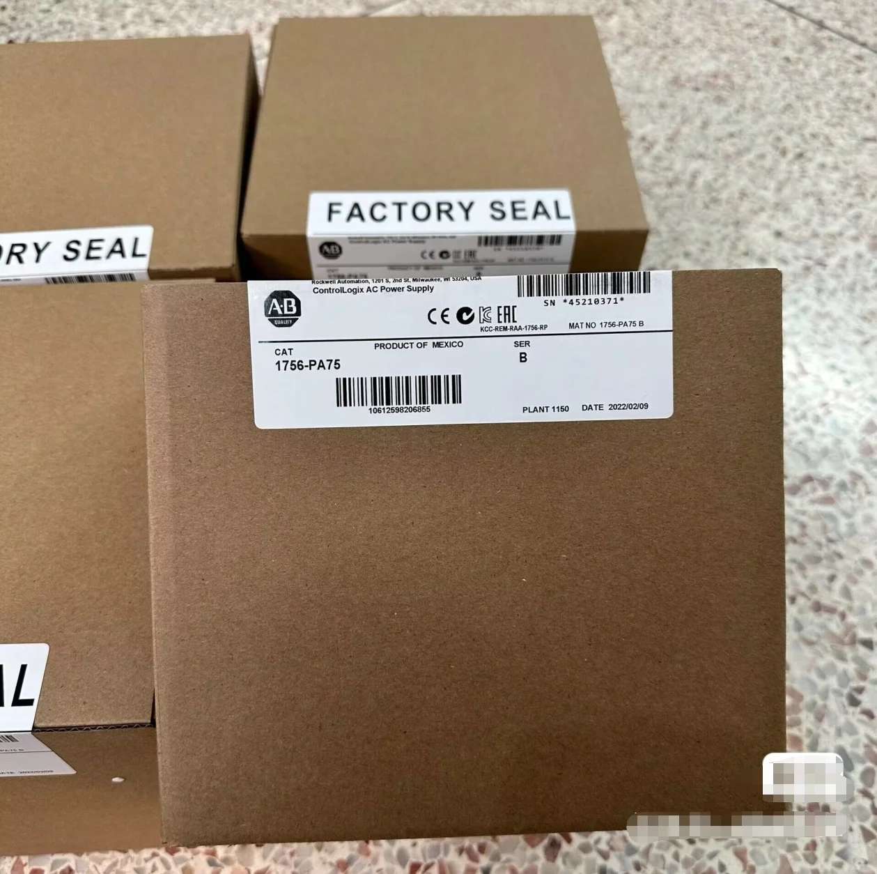 1Pc Nieuwe Ab 1756-PA75 1756PA75 B In Doos Merk