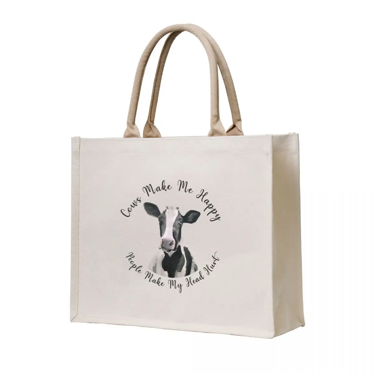 

Cows are better than people Tote Bag tote bag screen ecological bags female bag