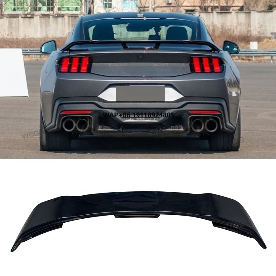 

Carbon Fiber Car Rear Spoiler for Mustang 2024+ Dark Horse Rear Trunk Lip Spoiler Tail Wing Car Bodykit
