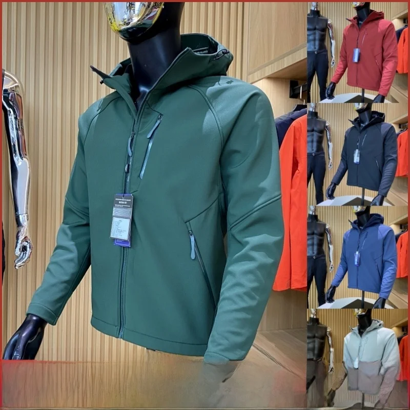 

Outdoor Softell Jaet ex Autumn Winter Waterproof Windproof Hiking Climbing Faionable Youth Stand Fit Long Sve...