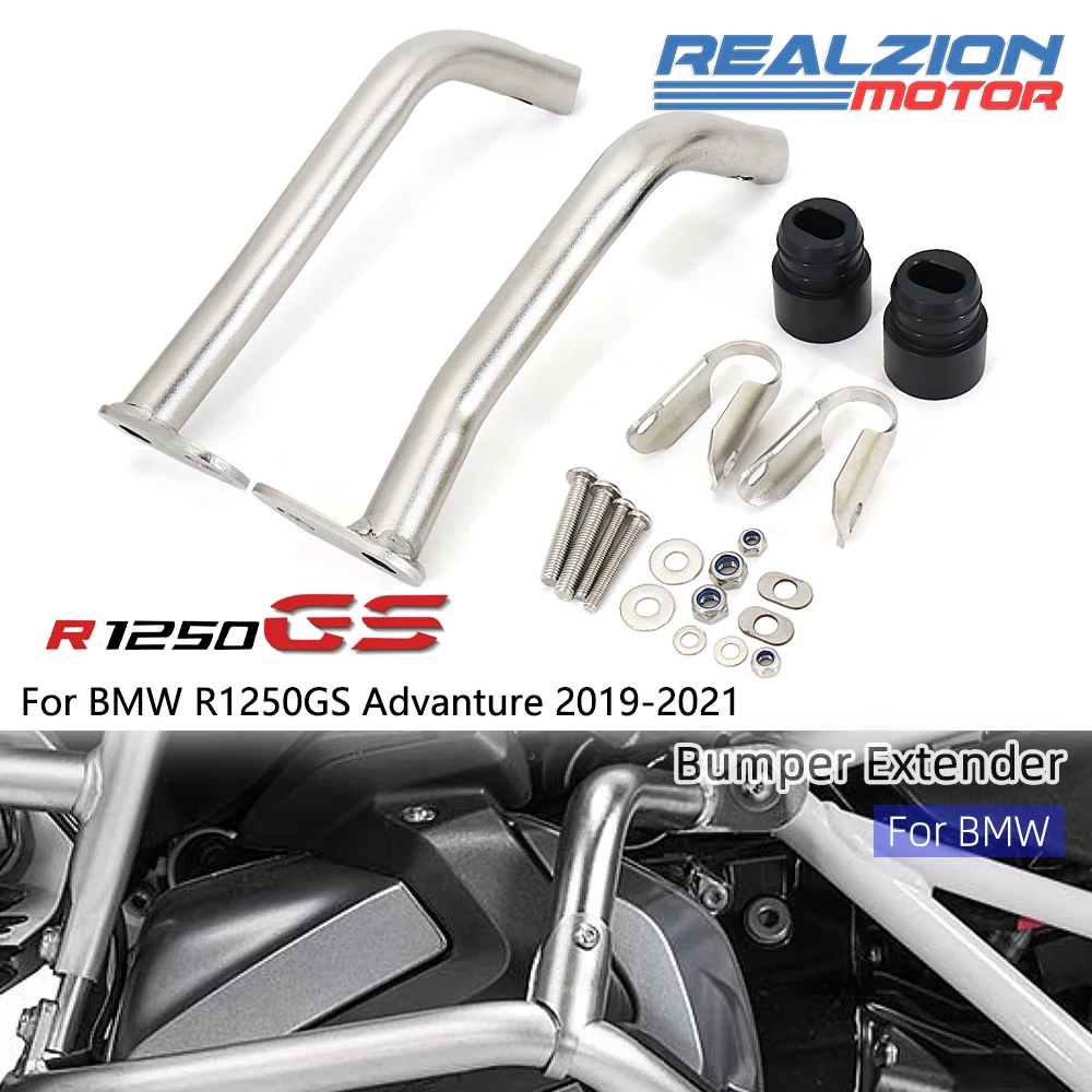 RZ 2021 R1250GS Engine Guard Crash Bar Bumper Frame Protection For BMW R 1250GS 1250 GS LC Adventure Adv GSA R1250GSA 2019-2021
