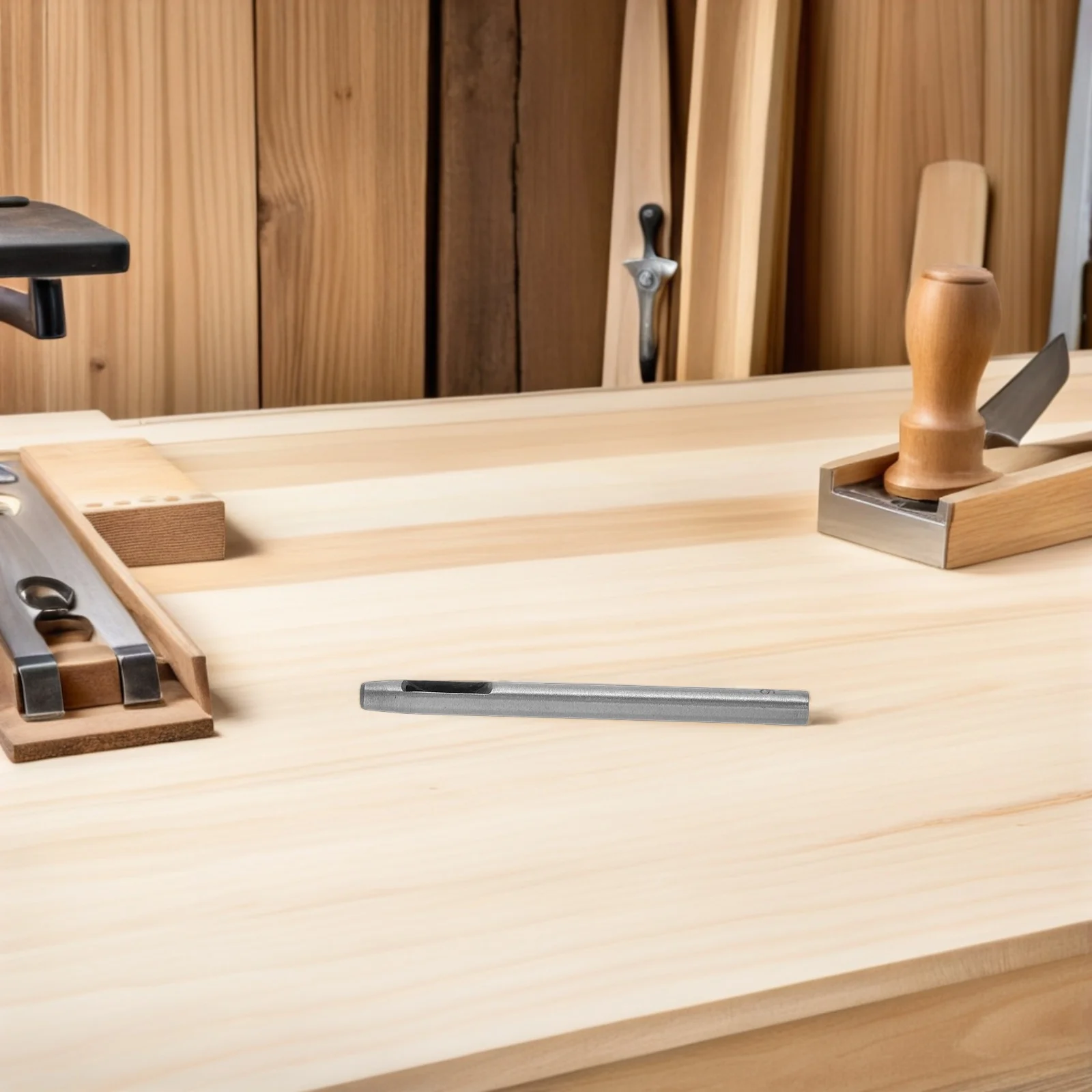 

6Pcs Hollow Punch Set Round Steel Cutter 1-5Mm for Belts Watch Bands Crafting DIY Hole Punch Tool