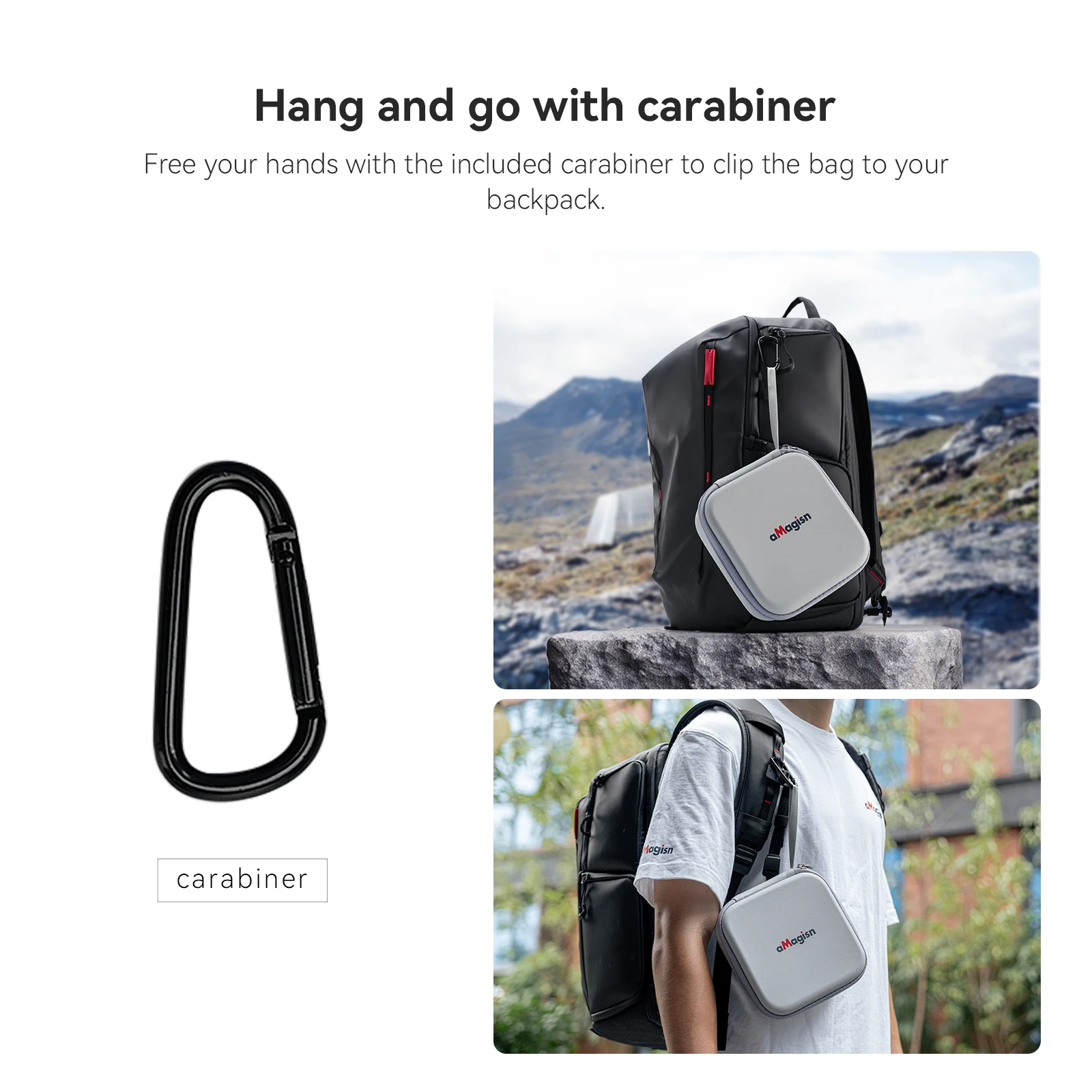 AMagisn NEO Estuche de transporte para DJI NEO, bolsa de almacenamiento pequeña de viaje portátil Estuche protector duro para accesorios de drones DJI NEO